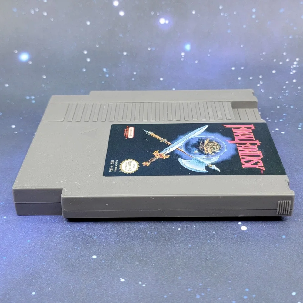 Final Fantasy Nintendo NES Original Gray Cartridge Video Game NES-FF-USA 1990
